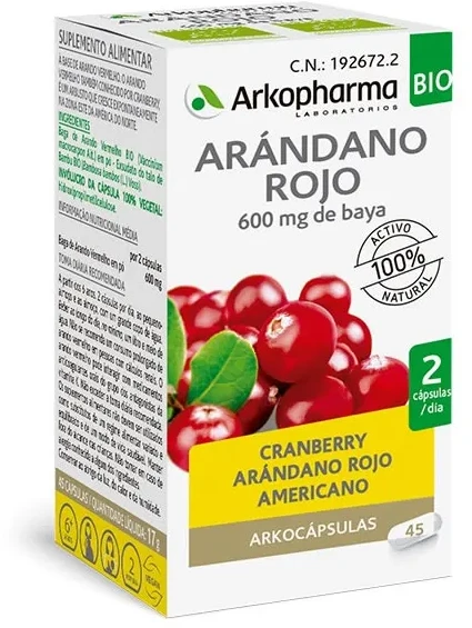 Arkopharma Spanguolės 45 kapsulės
