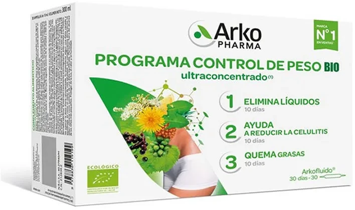 Arkopharma Arkofluid Weight Control Program 30 Days 10 ml
