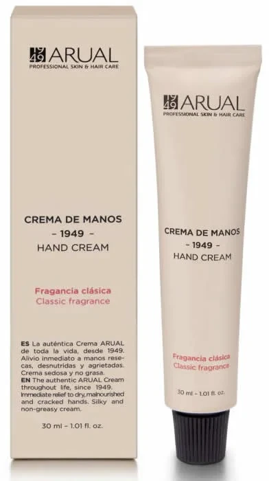 "Arual 1949 Classic" klasikinio aromato rankų kremas 30ml