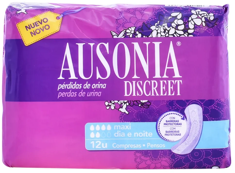 "Ausonia Discreet Maxi" higieniniai įklotai 12 vienetų