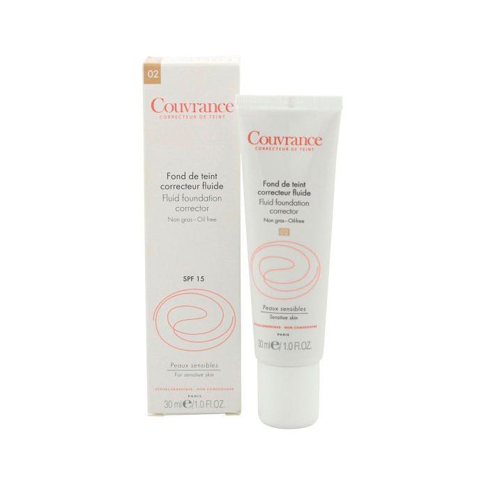 "Avene Couvrance Fluid Foundation Correctors Natural" skystas makiažo pagrindas 30ml
