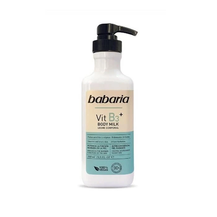 "Babaria" vitaminai B3 kūno pienelis 500ml