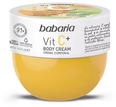 "Babaria" kūno kremas su vitaminu C 400ml