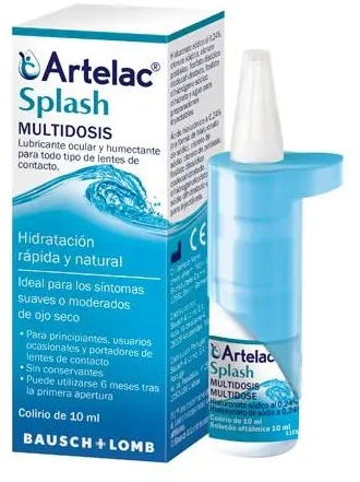 BAUSCH+LOMB Bausch+ Lomb Artelac® Splash daugiadozis 10ml