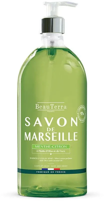 Beauterra Marseille Jabón Menta-Limón 1000ml