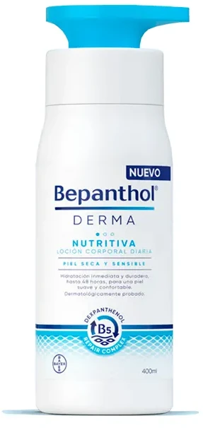 drėkinantis kūno kremas Bepanthol Lozione nutriente 400ml