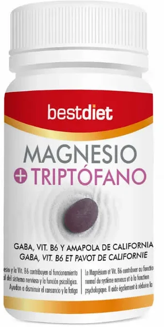 Best Diet Magnesio+Triptófano maisto papildai 30 vnt