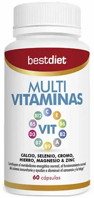 Best Diet Multivitamin maisto papildai 60 vnt kapsulių