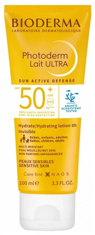 Bioderma apsauginis kūno losjonas PHOTODERM LAIT ULTRA, SPF50+, 200 ml