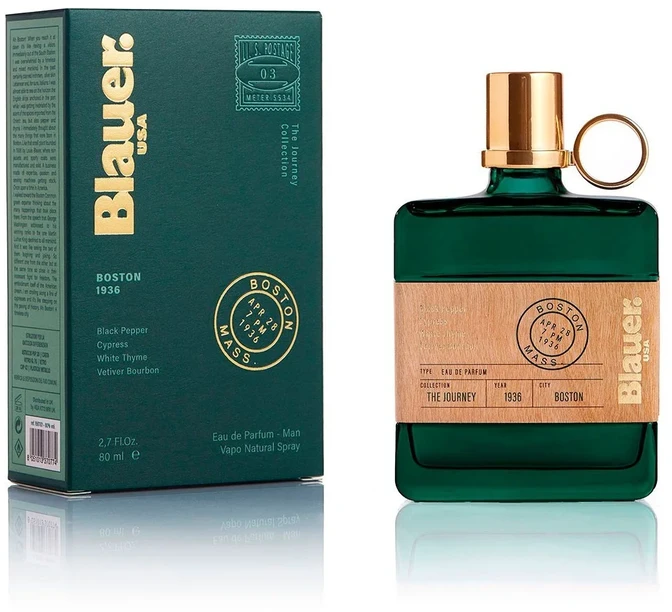 Blauer Usa Blauer Journey Boston Man EDP parfumuotas vanduo vyrams, 40 ml
