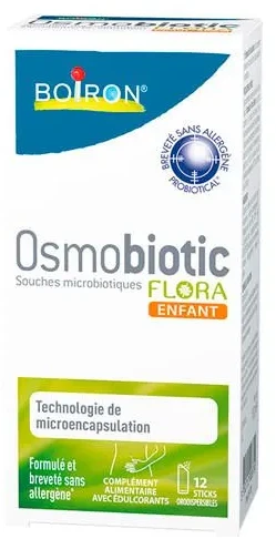 Boiron Osmobiotic Flora Kids 12 paketėlių