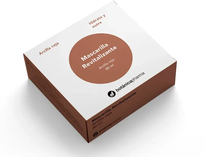 "Botanicapharma" atgaivinanti raudonojo molio kaukė 80ml