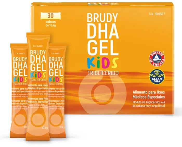 Brudy Lab Brudy Dha gelis vaikams 30 lazdelių