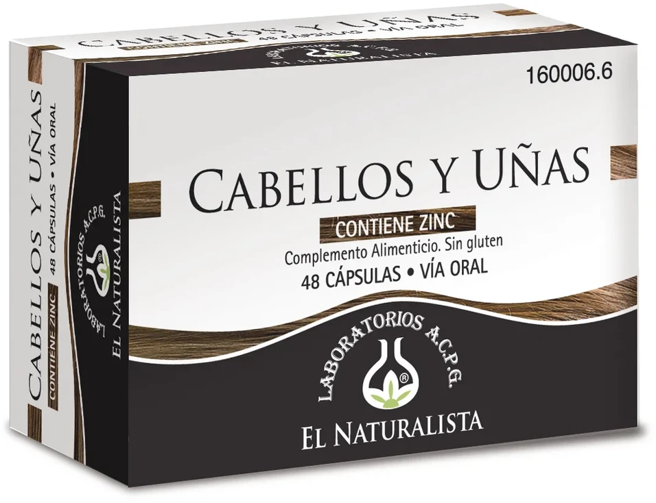 Cabello y Uñas El Naturalista 48 Caps