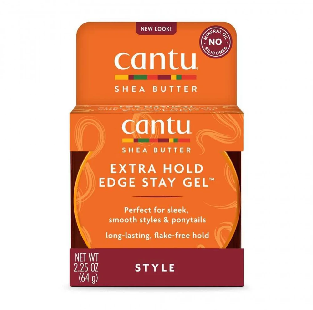 Cantu Sviestmedžių aliejumi Firm Hold Edge Stay Gel 64 g