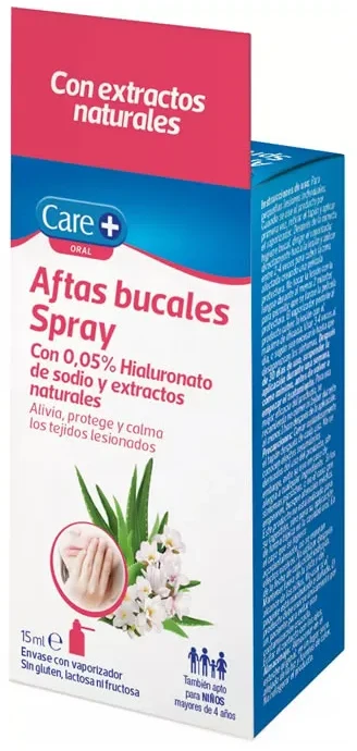 "Care+" burnos priežiūros purškalas 15ml
