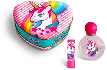 Cartoon Animacinis filmas Lorenay Unicorn Love Estuche Corazon EDT, 50 ml lūpų dažai