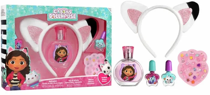 „Cartoon Netflix Gabby's Dollhouse“ tualetinio vandens purškiklis, 50 ml rinkinys, 5 dalys