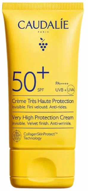 Caudalie Vinosun Protect Very High Protection Face Kreminis veido kremas, 50 ml