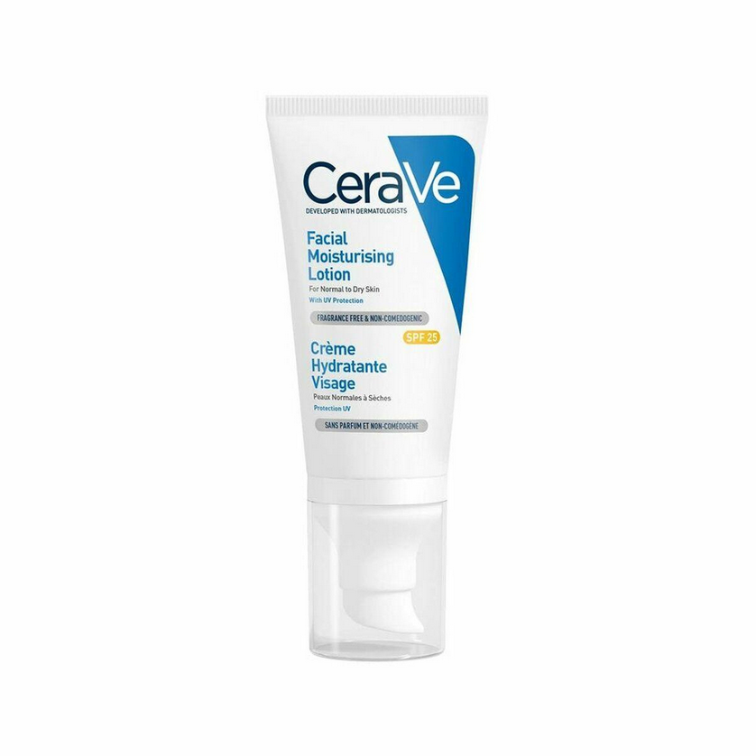 Drėkinamasis veido losjonas Cerave Spf25, 52 ml