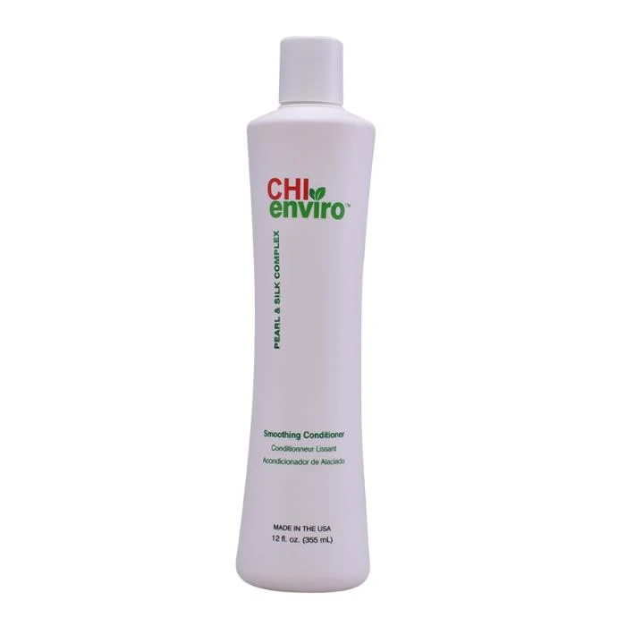 Glotninamasis kondicionierius su šilko ir perlų kompleksais CHI Enviro Smoothing Conditioner 355ml