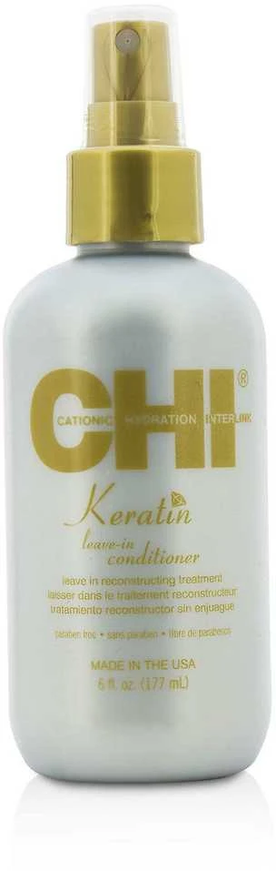 Nenuskalaujamas pažeistų plaukų kondicionierius su keratinu CHI Keratin Leave-in Conditioner 177 ml