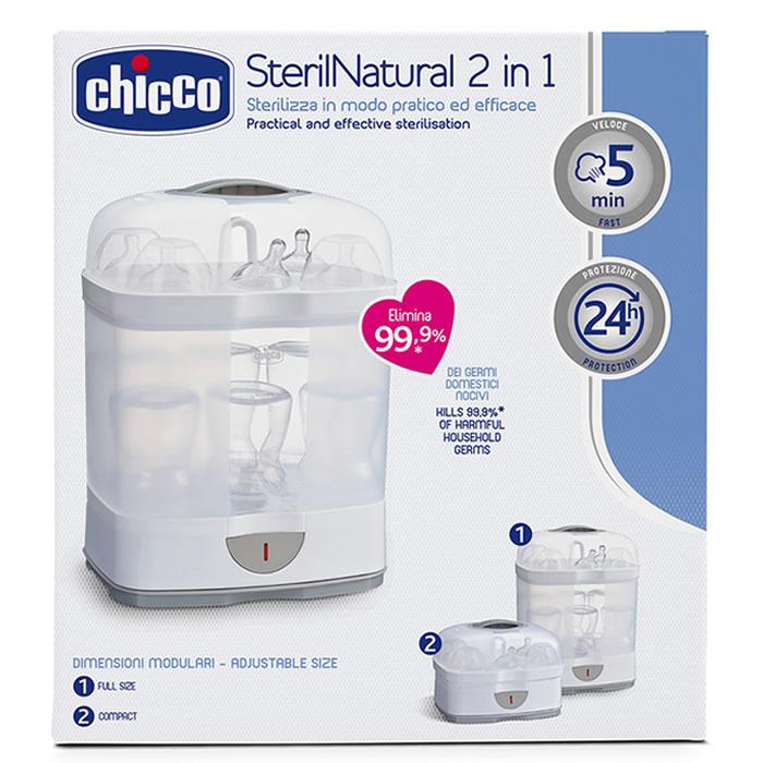 CHICCO ELEKTRINIS GARŲ STERILIZATORIUS 2IN1