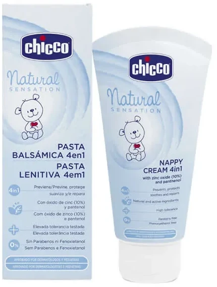 Chicco Natural Sensation sauskelnių kremas 4en1 100ml
