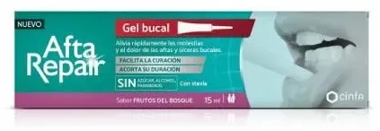 Cinfa Afta Repair Gel Forest Fruit Flavor 15ml