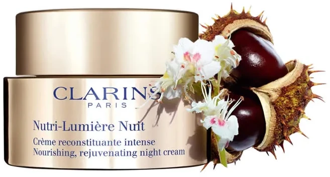 Clarins Nutri-Lumiére Night Skin Kreminis moterims, 50 ml