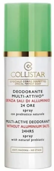 Collistar Multi-Active Dezodorantas 24 Hrs No Aliuminio Purškiklis 100ml
