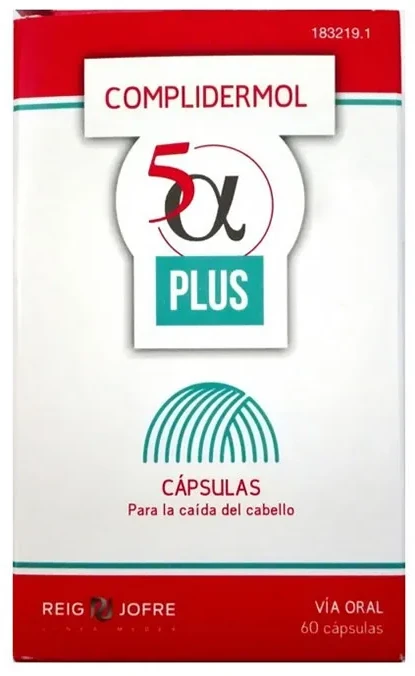 Complidermol 5 Alpha Plus 60 Capsules