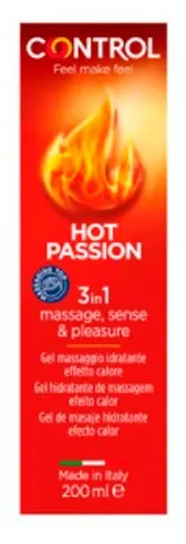 CONTROL Kontrolinis gelis 3 viename „Hot Passion“ 200 ml