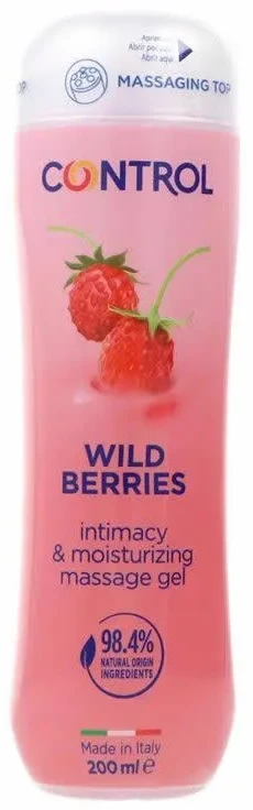 Control Wild Berries Massage Gel masažo gelis-lubrikantas 200ml