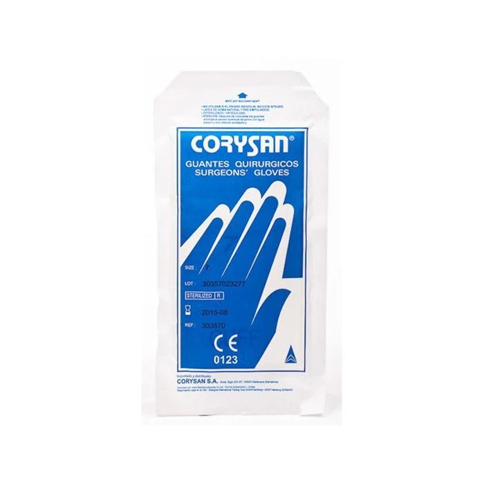 "Corysan" sterilios latekso chirurginės pirštinės 8,5 dydžio 2vnt