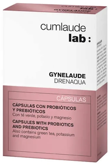 "Cumlaude Drenaqua" kaspulės su probiotikais ir prebiotikais 30 vienetų