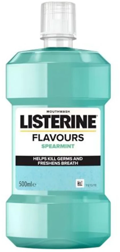 None LISTERINE Spearmint mutes skalojamais līdzeklis 500ml