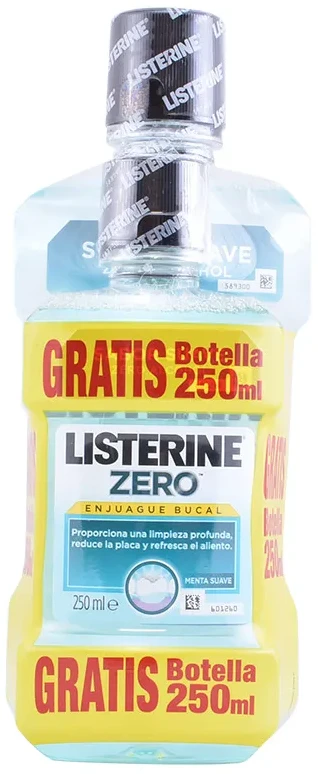 Dantų šepetėlis Listerine "Listerina Zero" burnos skalavimo skystis 500+250ml