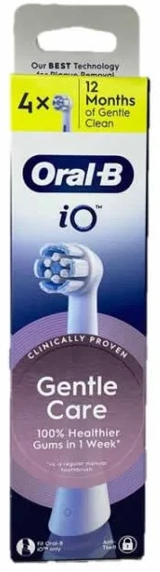 Oral-B Ts iO Apsauginės Balto Plovimo Galvutės 4 Vnt.