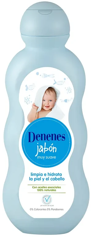 "Denenes" minkštas muilas plaukams ir kūnui 650ml