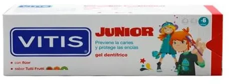 Dentaid Vitis Junior Gel 75ml dantų pasta