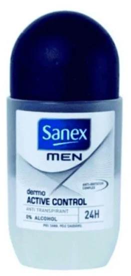 Sanex Men Active Control 6-in-1 Roll-On Dezodorantas 72h rutulinis antiperspirantas vyrams, 50 ml