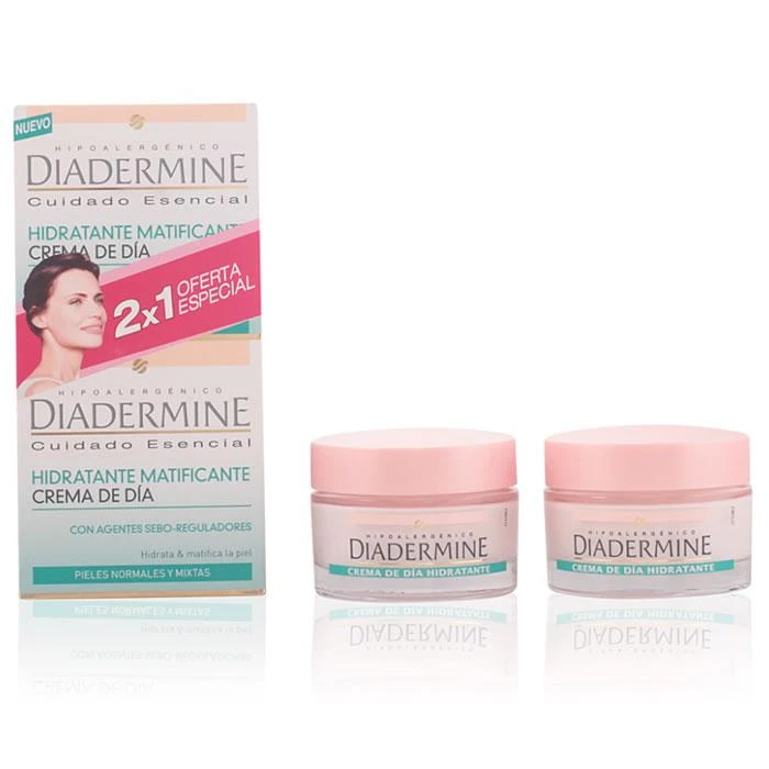 Diadermine Moisturizing Mattifying Day Kreminis, 50 ml Set 2 Pieces