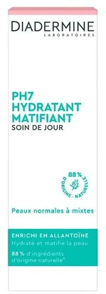 Diadermine pH7 drėkinamasis matinį efektą suteikiantis dieninis kremas, 50 ml