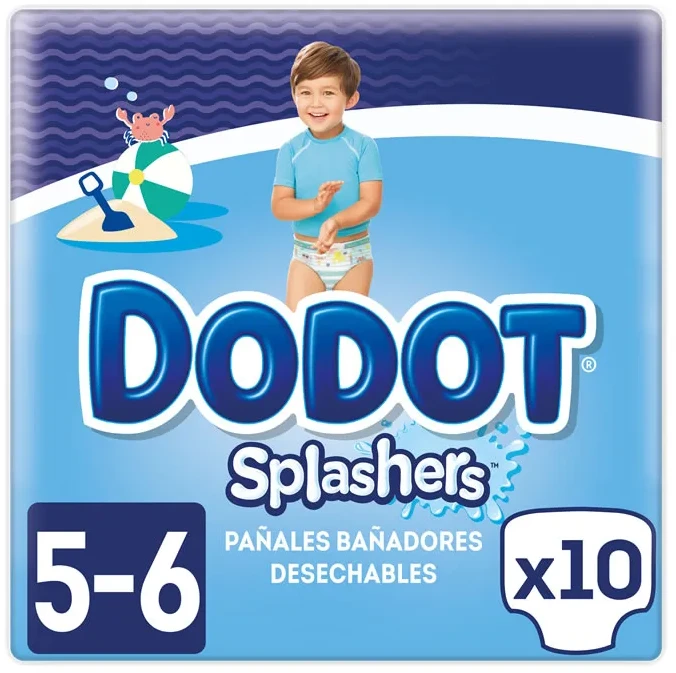Dodot Splashers Sauskelnės T-5 10 vienetų