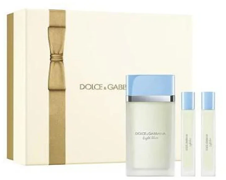 Dolce&Gabbana Dolce and Gabbana Light Mėlyna rinkinys moterims (EDT, 100 ml + EDT, 10 ml + EDT, 10 ml)