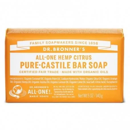 Dr. Bronner's - stebuklingas muilas su citrusinių vaisių skoniu, 140 g