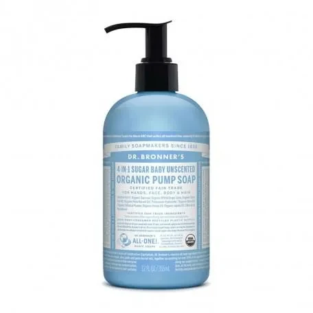 Dr. Bronner's Organic Sugar Soap Baby-Mild, 355 ml