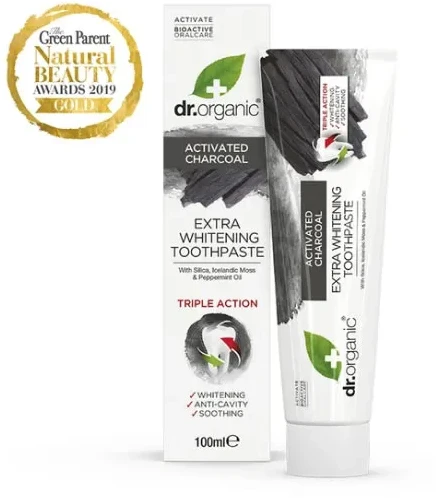 "Dr. Organic Charcoal" dantų pasta 100ml
