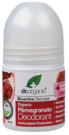 "Dr Organic" granatų dezodorantas Roll On 50ml